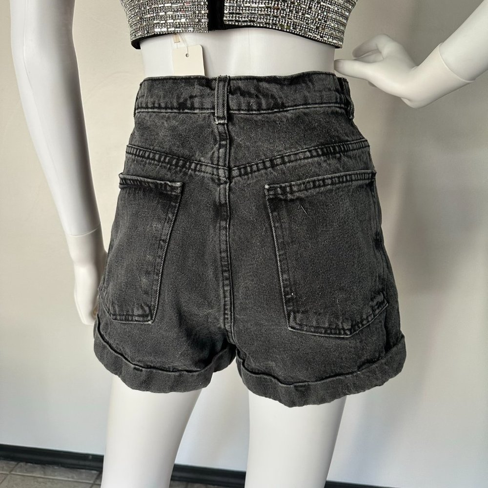 Vintage American Apparel High rise jean shorts - Picture 2 of 2